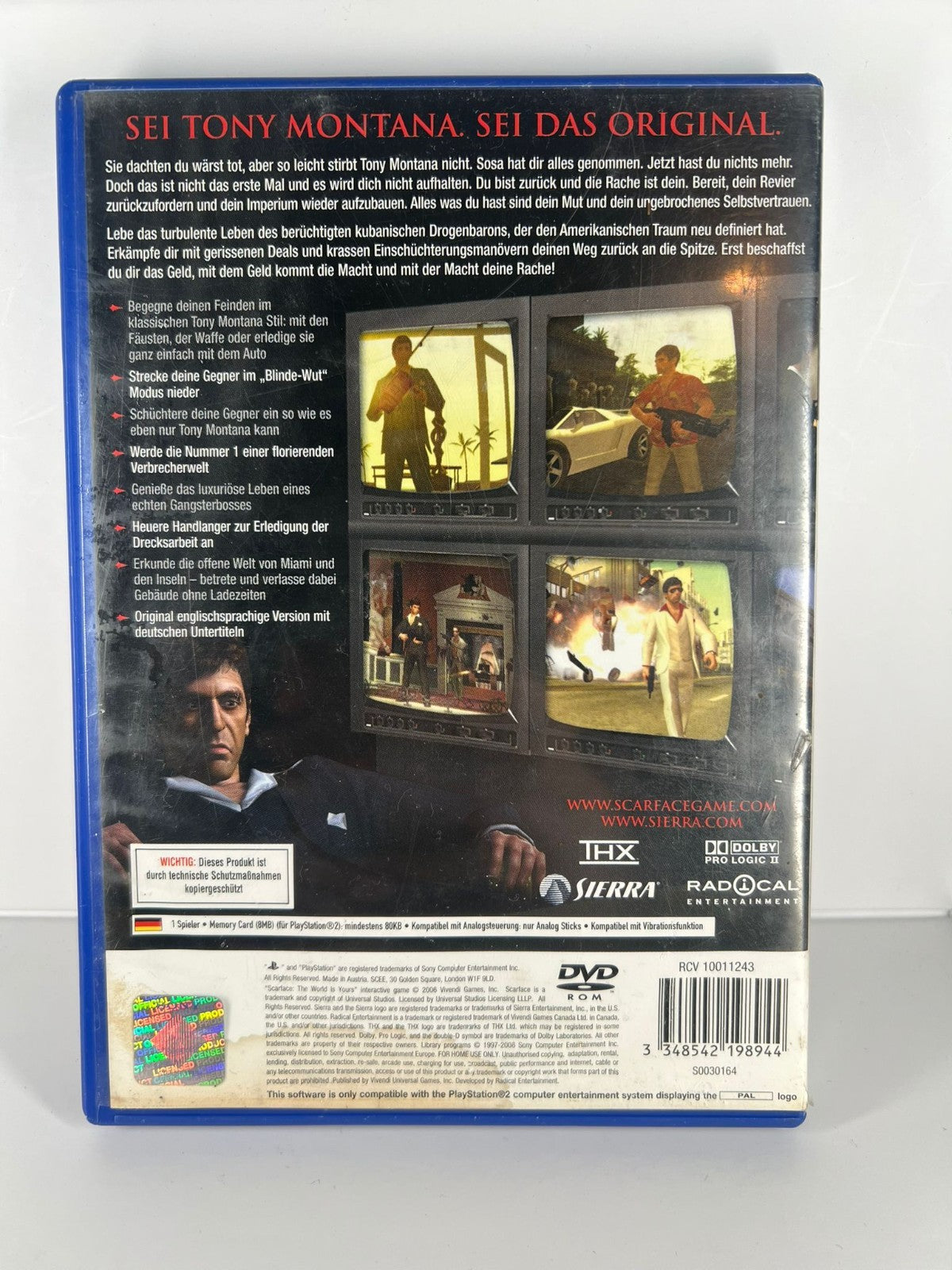 Scarface The World is Yours - PS2