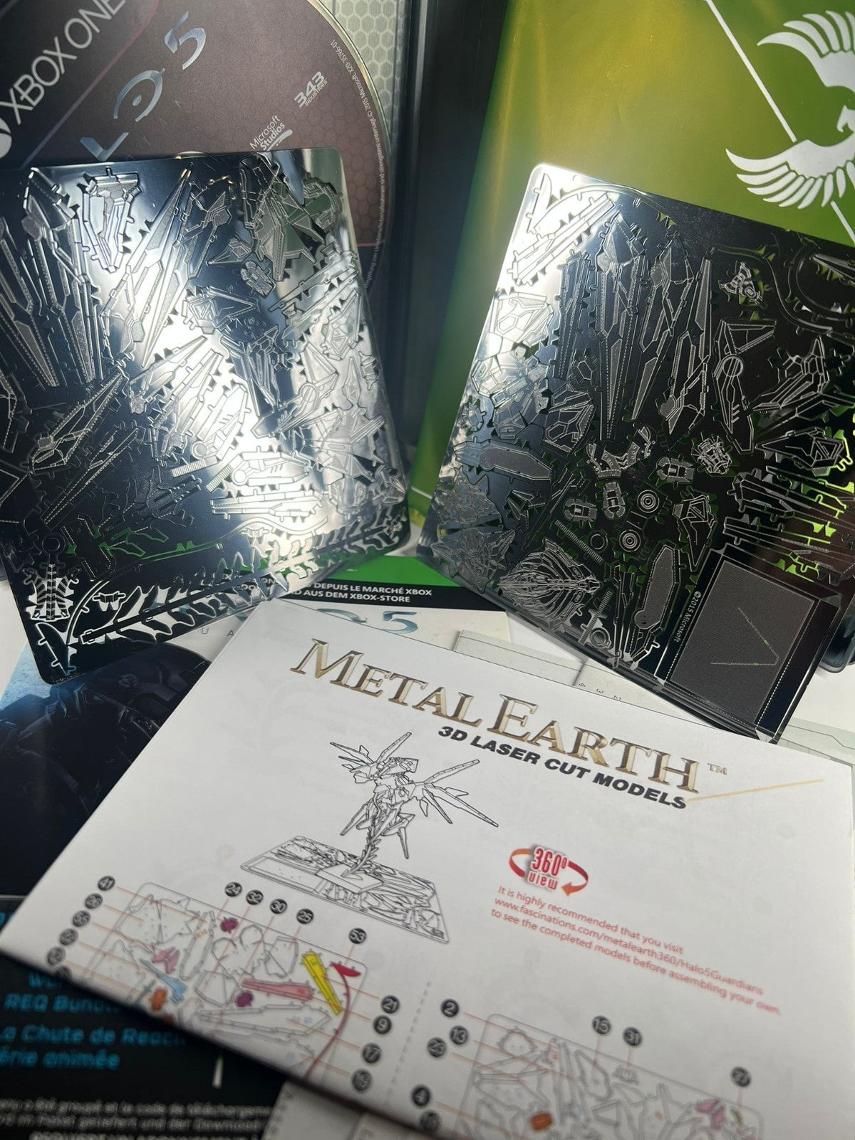 Halo 5 Guardians Limited Edition Steelbook - Xbox One VOLLSTÄNDIG CIB