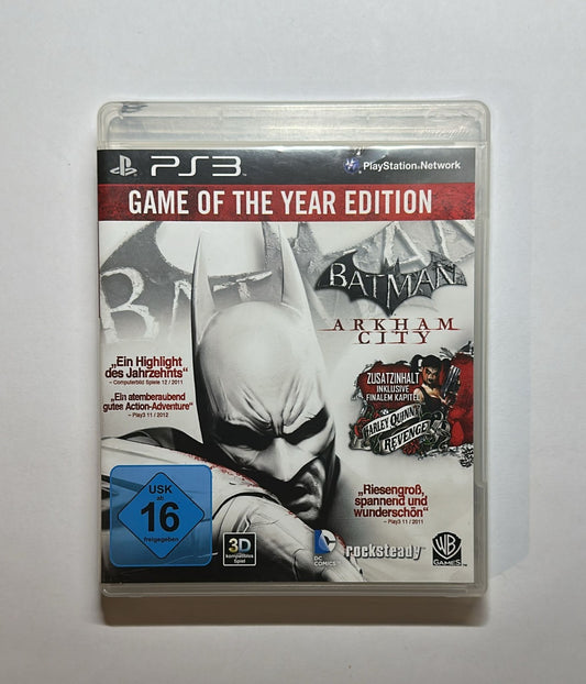 Batman Arkham City Game of The Year Edition - PS3