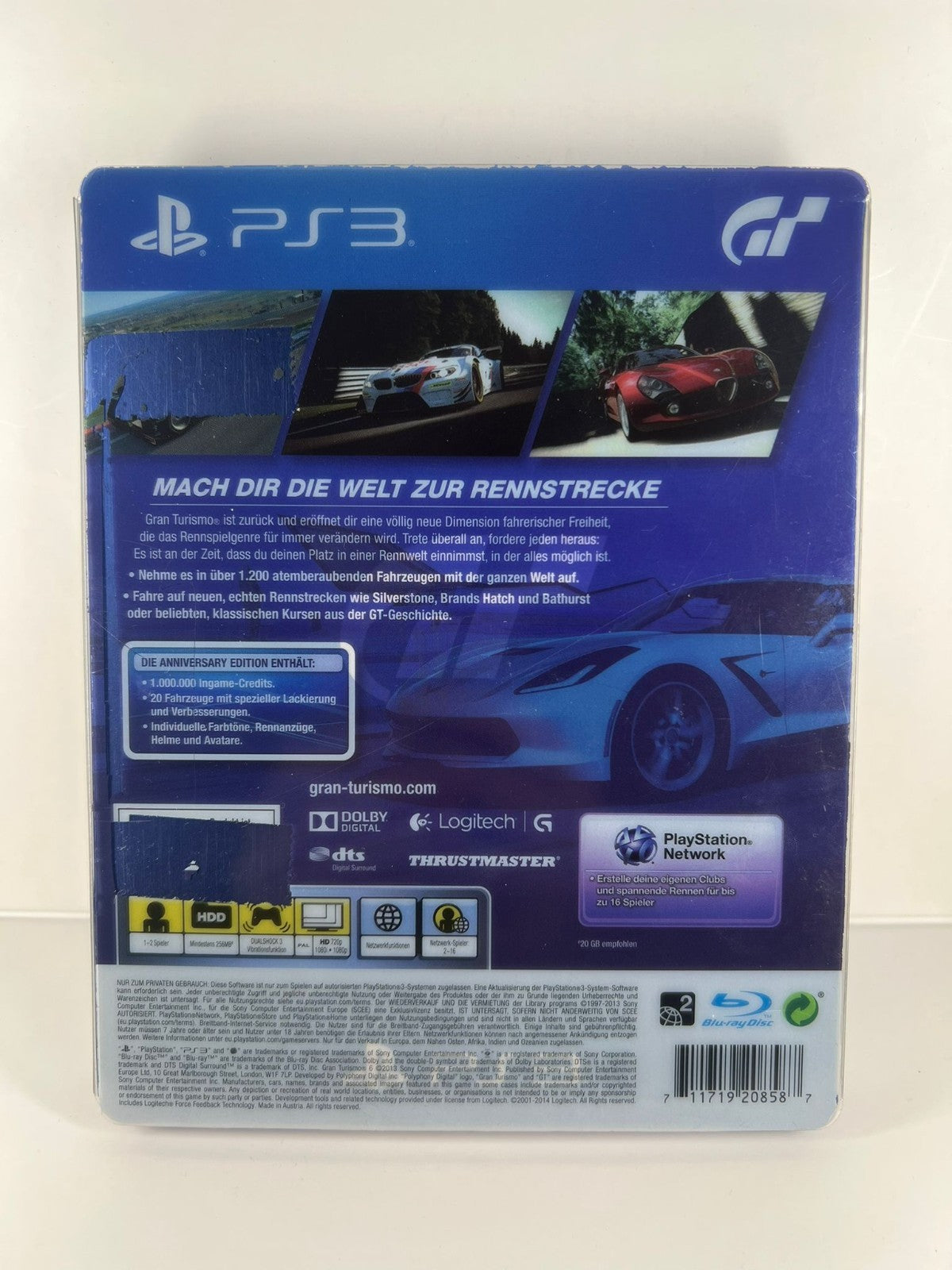 Gran Turismo 6 Anniversary Edition Steelbook - PS3