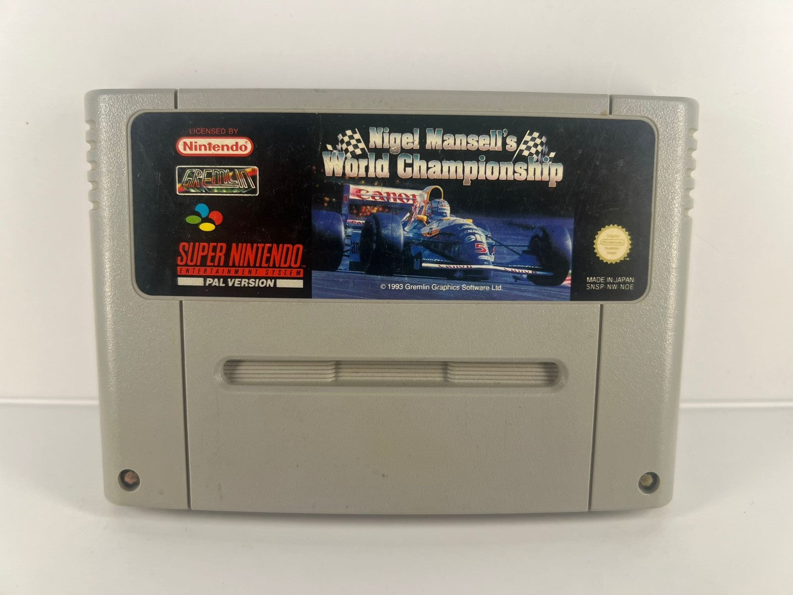 Nigel Mansells World Championship - SNES