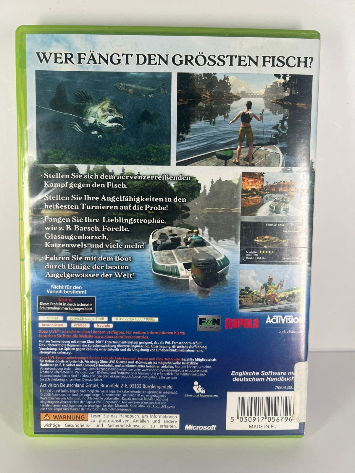 Rapala Fishing Frenzy 2009 - xbox 360
