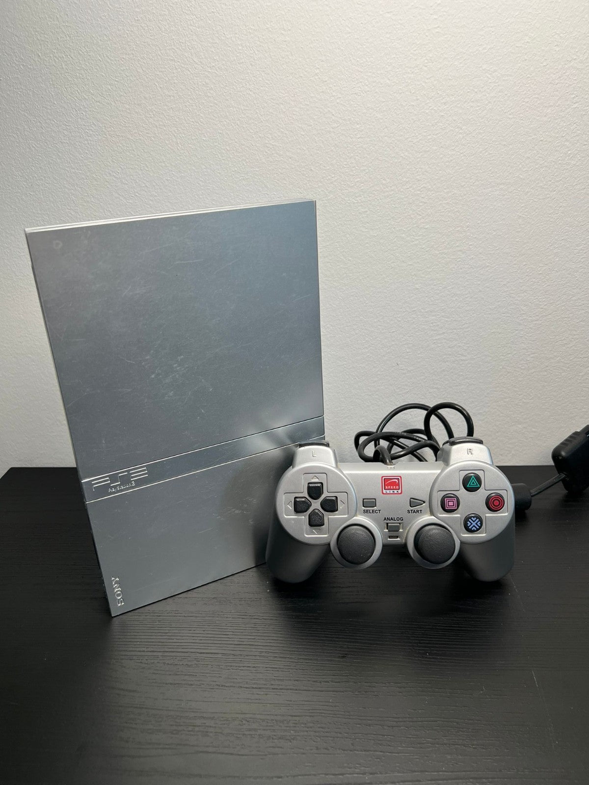 Sony Playstation 2 PS2 Slim Silber Konsole SCPH-77004