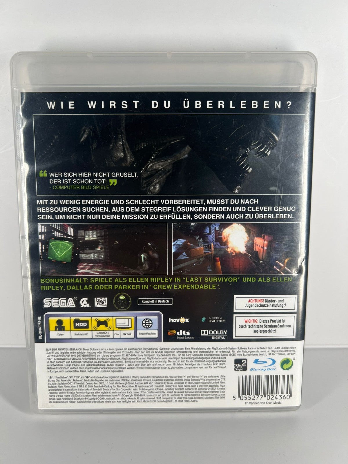 Alien Isolation Ripley Edition - PS3