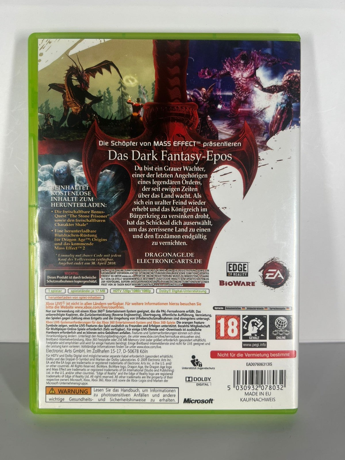 Dragon Age Origins - xbox 360