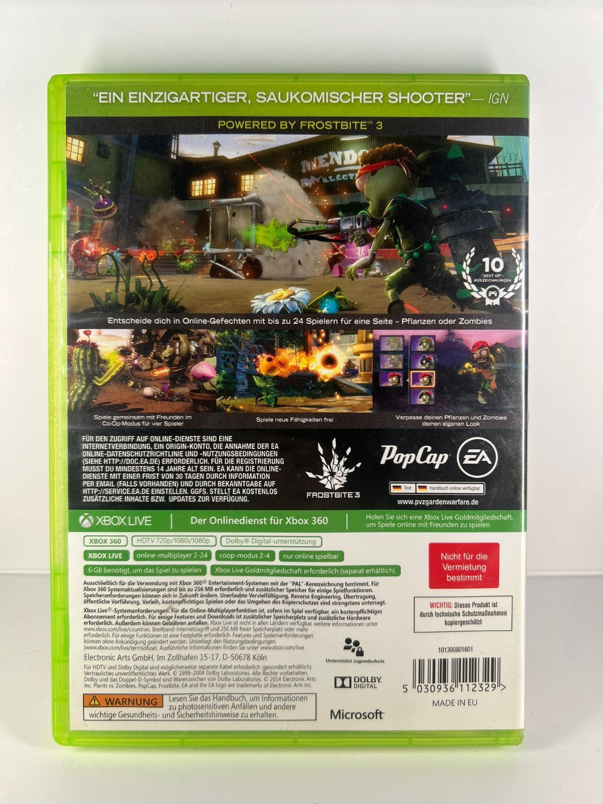 Plants vs Zombies Garden Warfare - Xbox 360