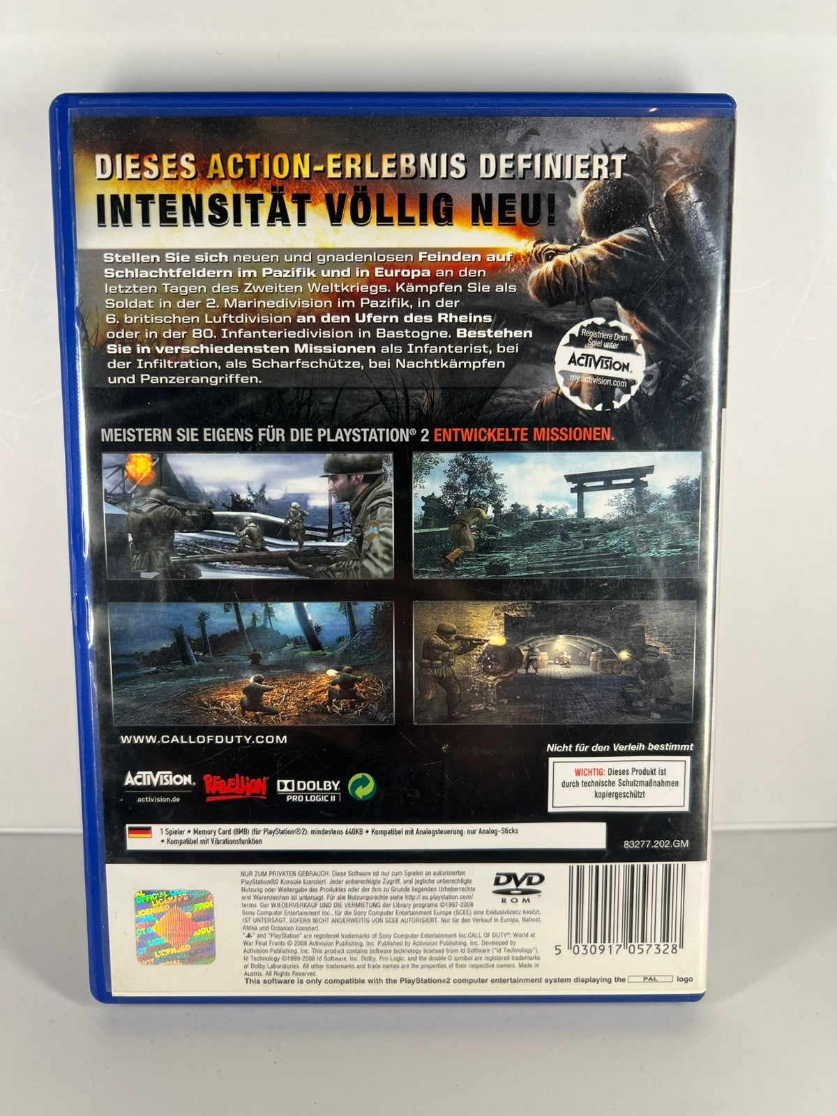 Call of Duty World at War Final Fronts - PS2