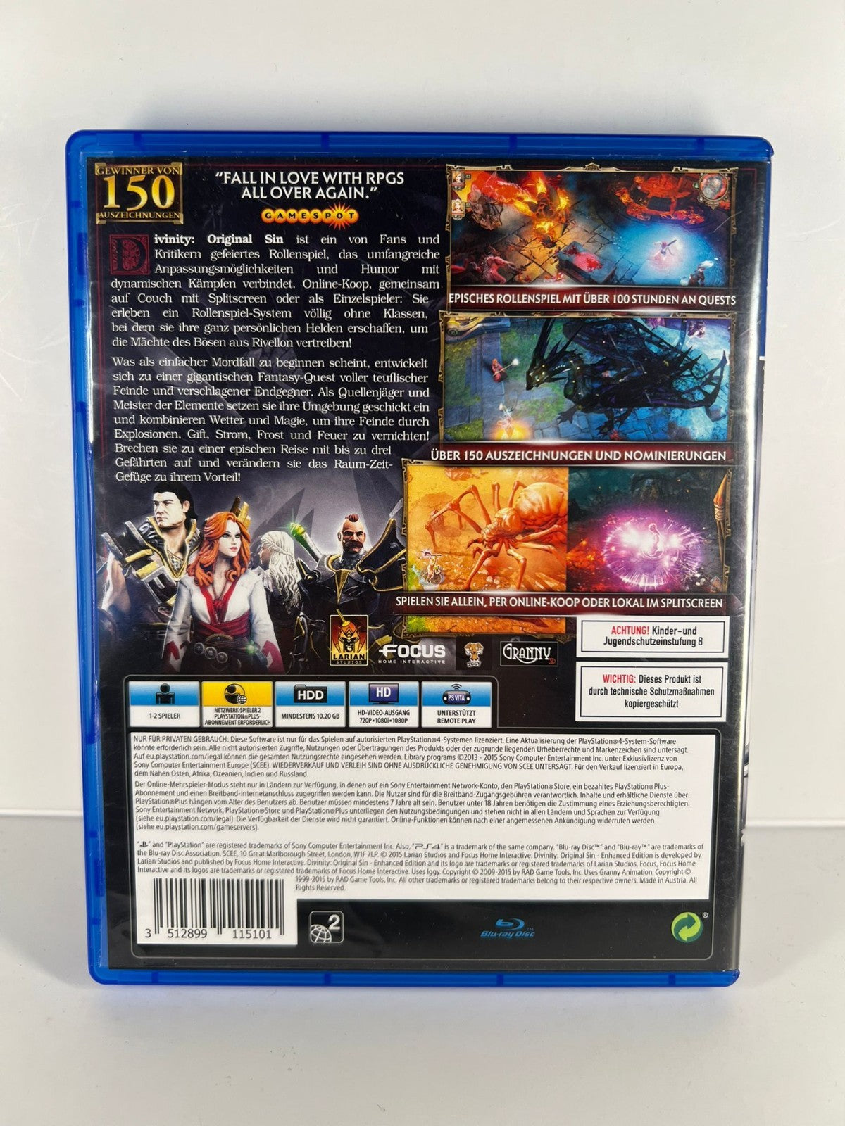 Divinity Original Sin Enhanced Edition - PS4
