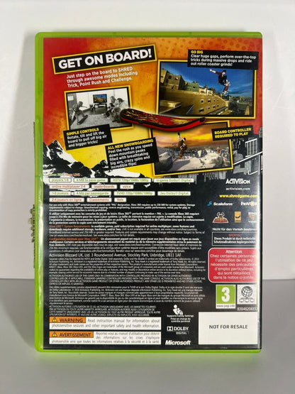 Tony Hawk Shred Big Air Bigger Tricks - xbox 360