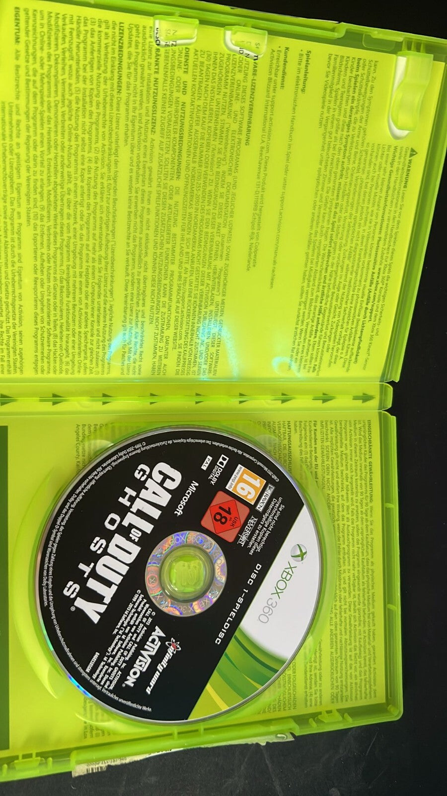 Call of Duty Ghosts | Xbox360 | Ohne Anleitung