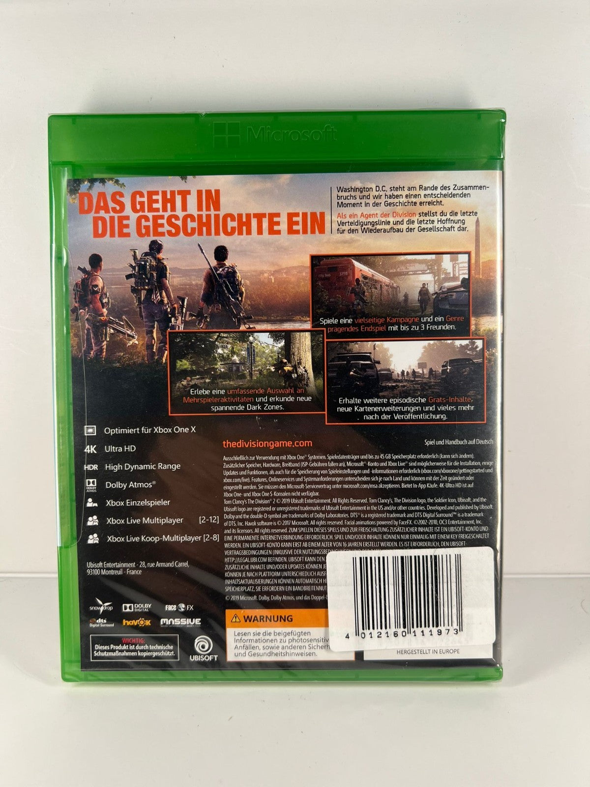 Tom Clancys The Division 2 NEU - Xbox One