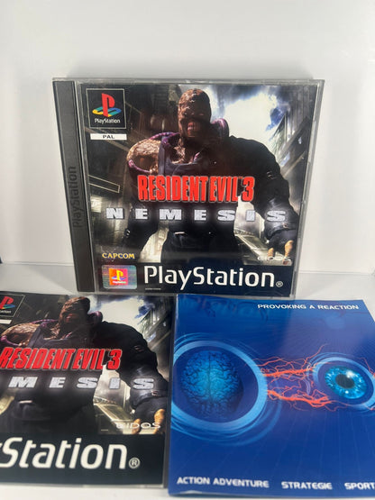 Resident Evil 3 Nemesis CIB TOP ZUSAND - PS1