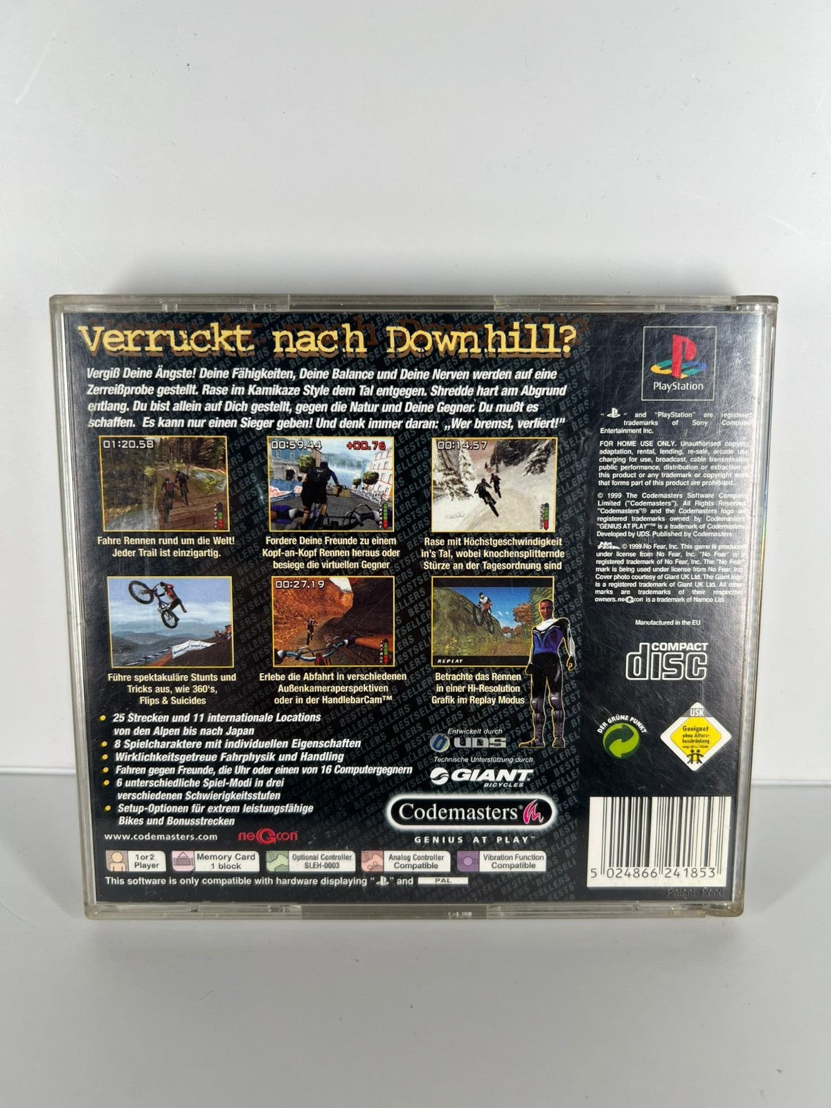 Downhill Mountain  Biking - PS1