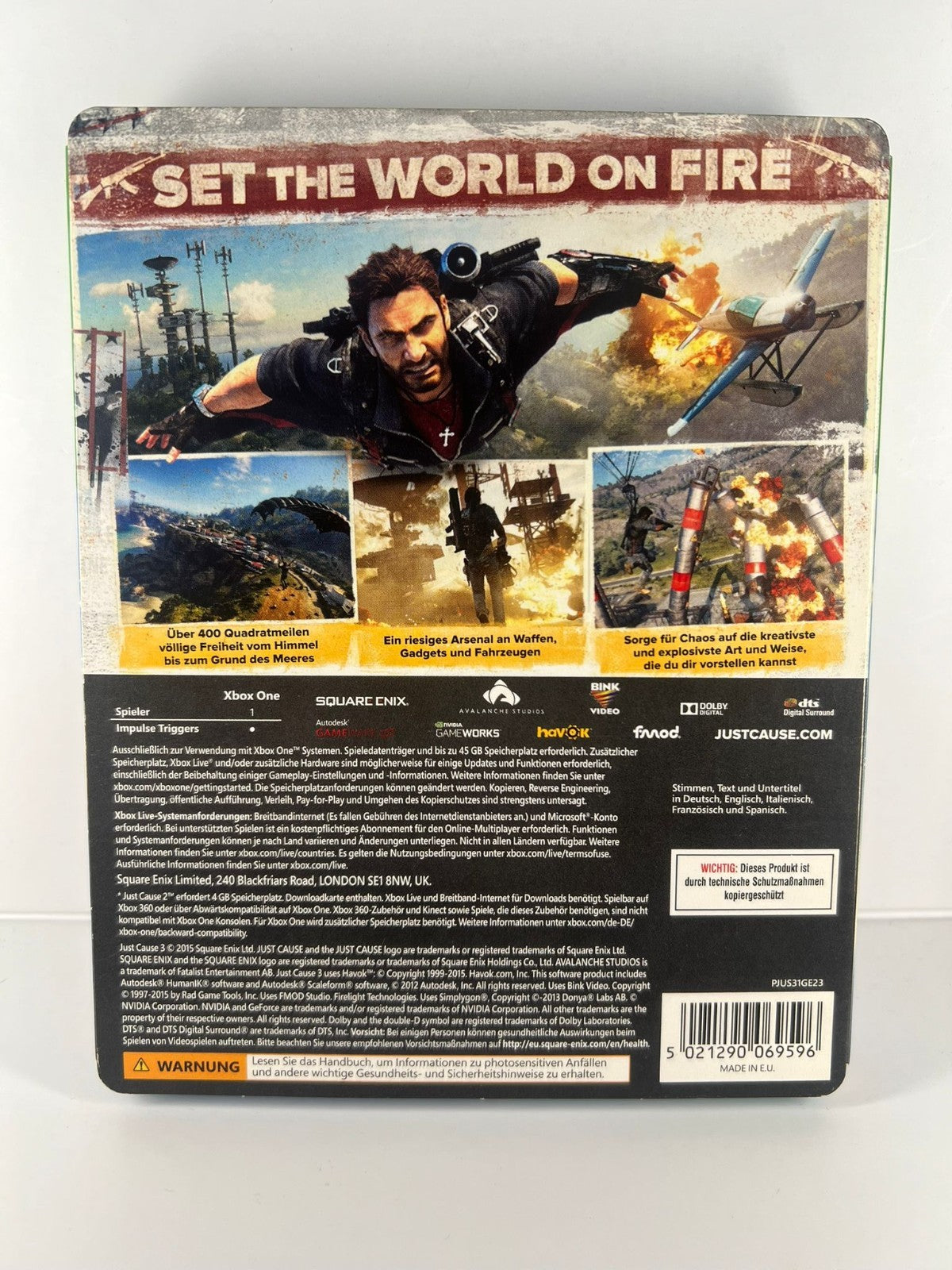 Just Cause 3 Day One Edition Steelbook - Xbox One
