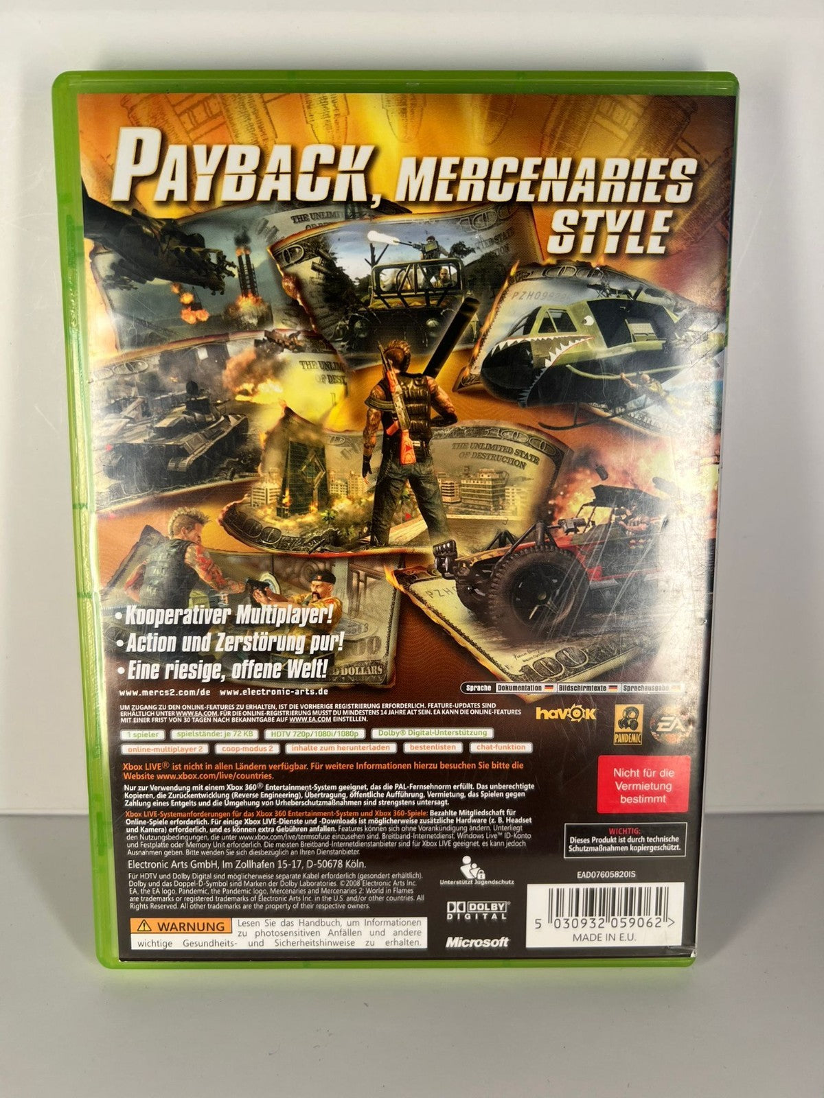 Mercenaries 2 World in Flames - xbox 360