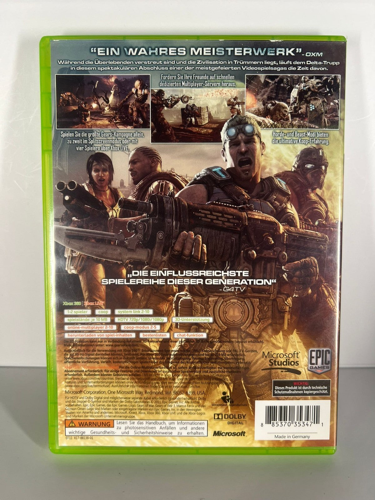 Gears of War 3 - xbox 360