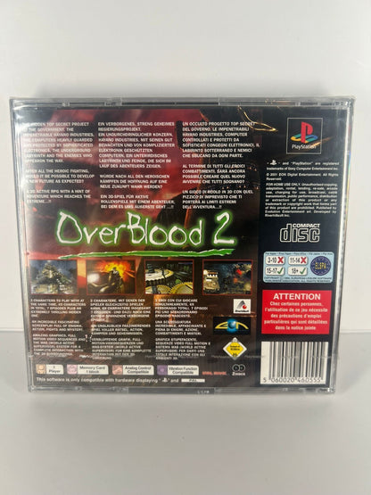 Overblood 2 - PS1 NEU