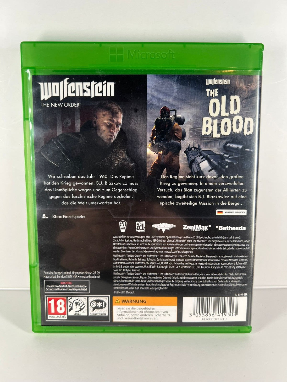 Wolfenstein The New Order The Old Blood - Xbox One
