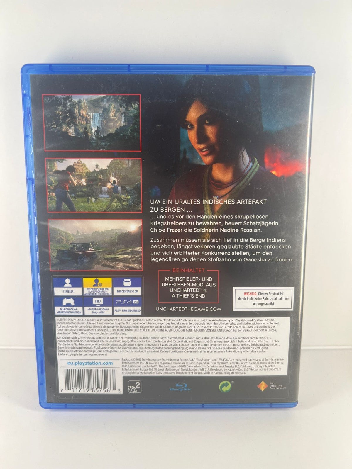 Uncharted the Lost Legacy - PS4 - Sehr Guter Zustand