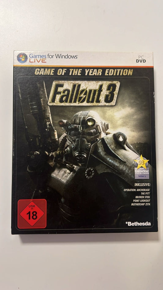 Fallout 3 Game of the year - PC