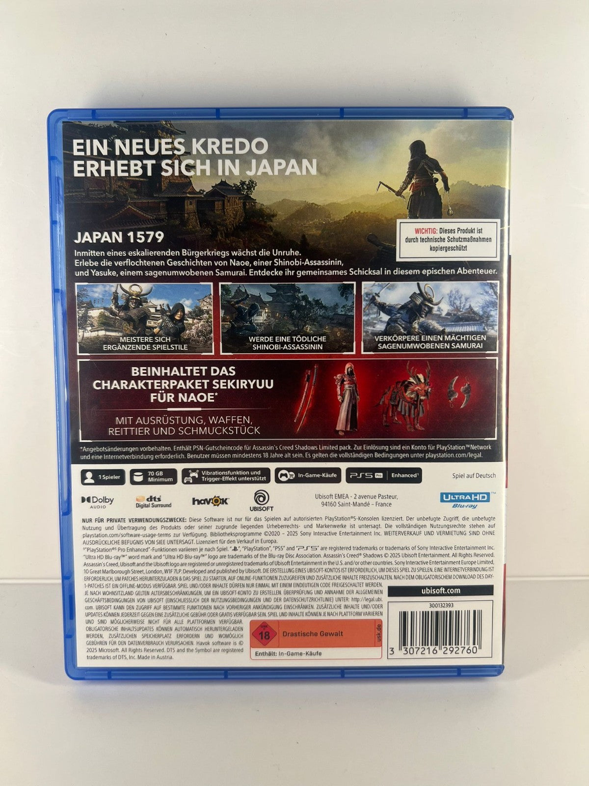 Assassins Creed Shadow Limited Edition - PS5