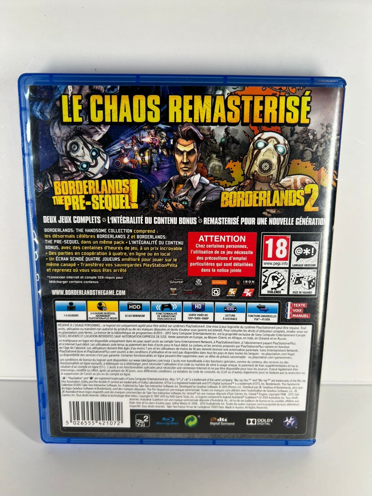 Borderlands The Handsome Colleciton - PS4