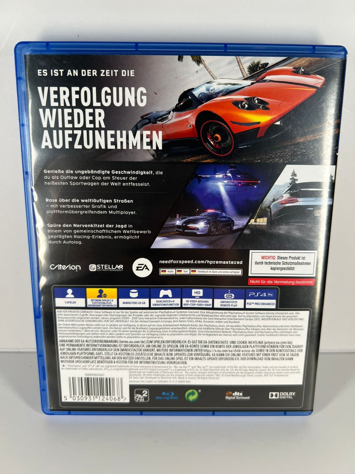 Need For Speed Hot Pursuit Remastered - PS4
