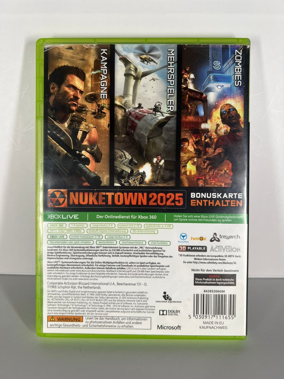 Call of Duty Black Ops 2 - xbox 360