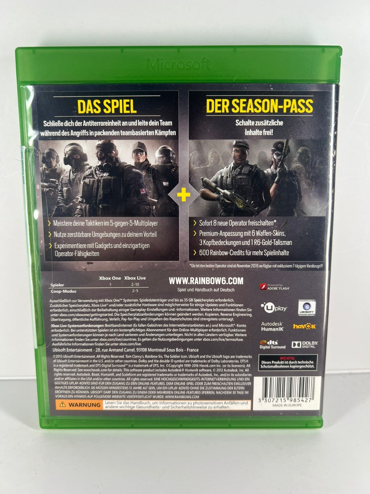 Tom Clancys Rainbow Six Siege Gold Edition - Xbox One