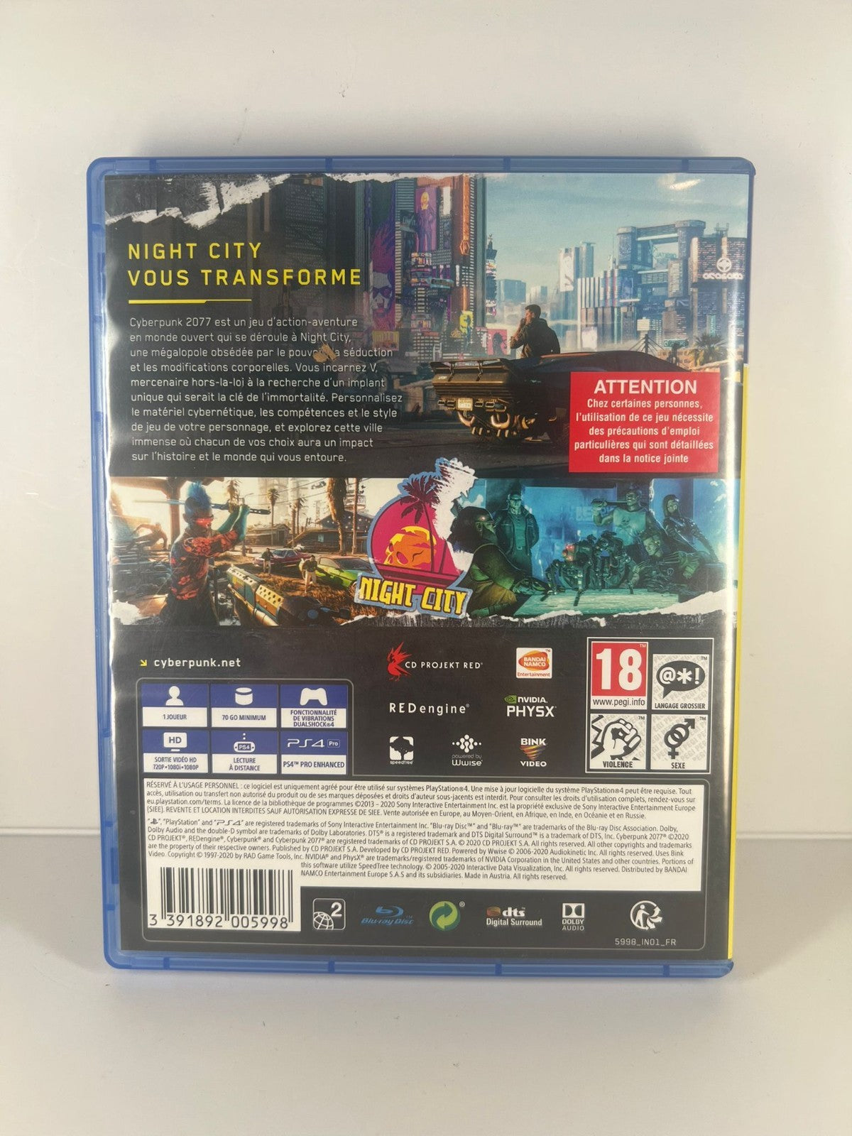 Cyberpunk 2077 - PS4 (Clip von der CD Halterung Kaputt)