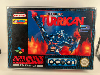 Super Turrican 2 - SNES - Super Nintendo Spiel (mit OVP) PAL - Ocean - Klassiker
