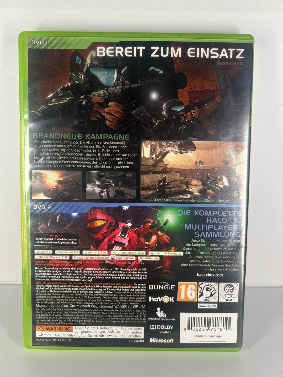 Halo 3 ODST - xbox 360