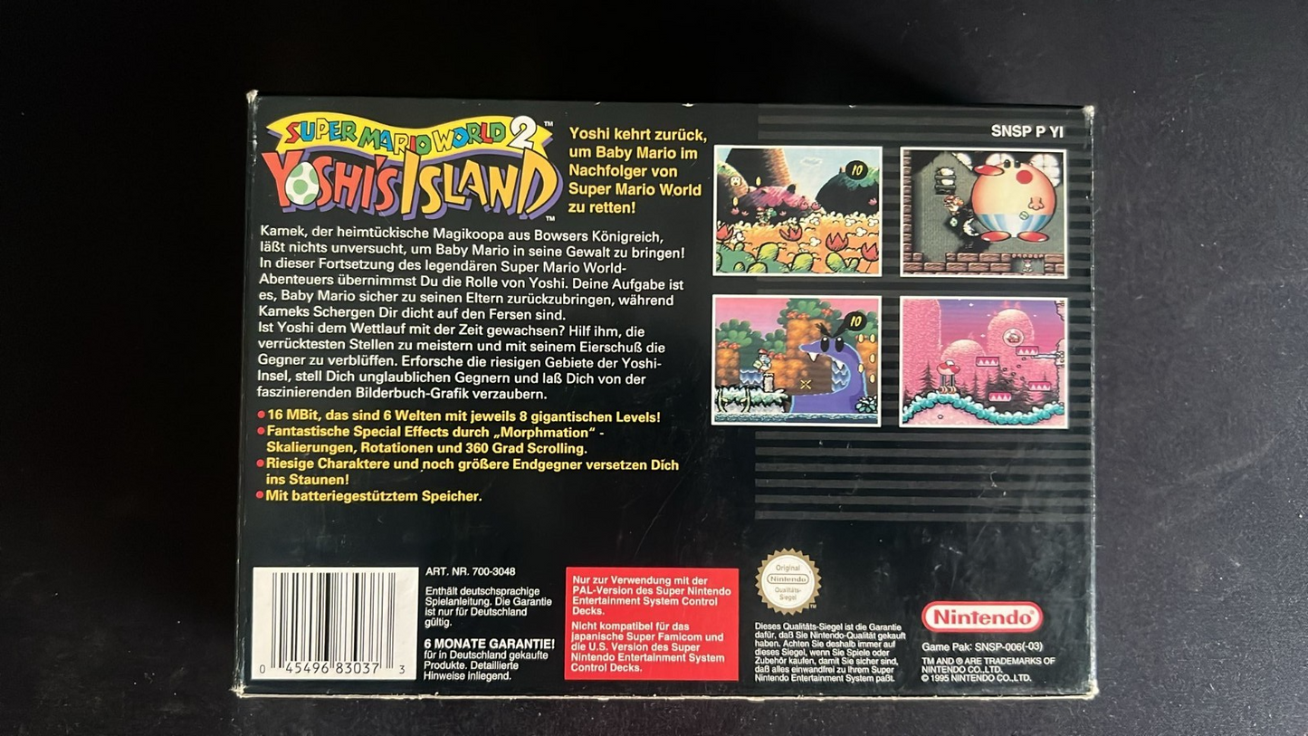 Super Mario World 2 Yoshis Island | SNES | OVP + Spielanleitung