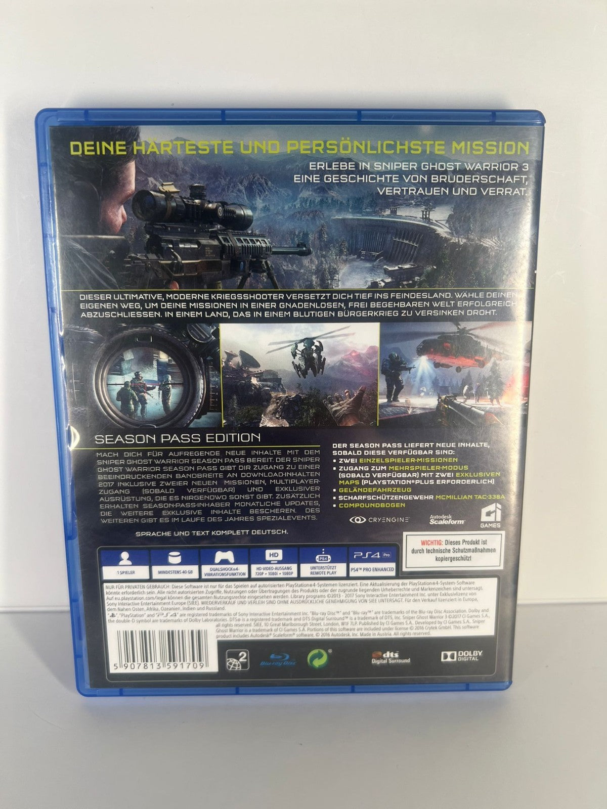 Sniper Ghost Warrior 3 - PS4