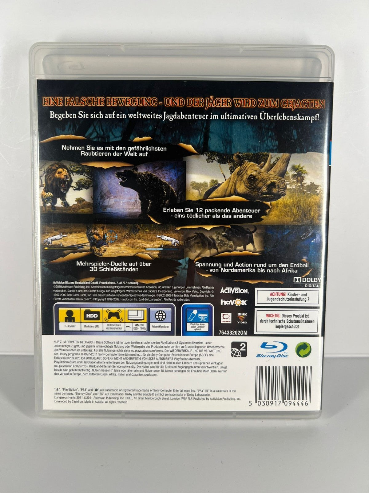Cabela Dangerous Hunts 2011 - PS3
