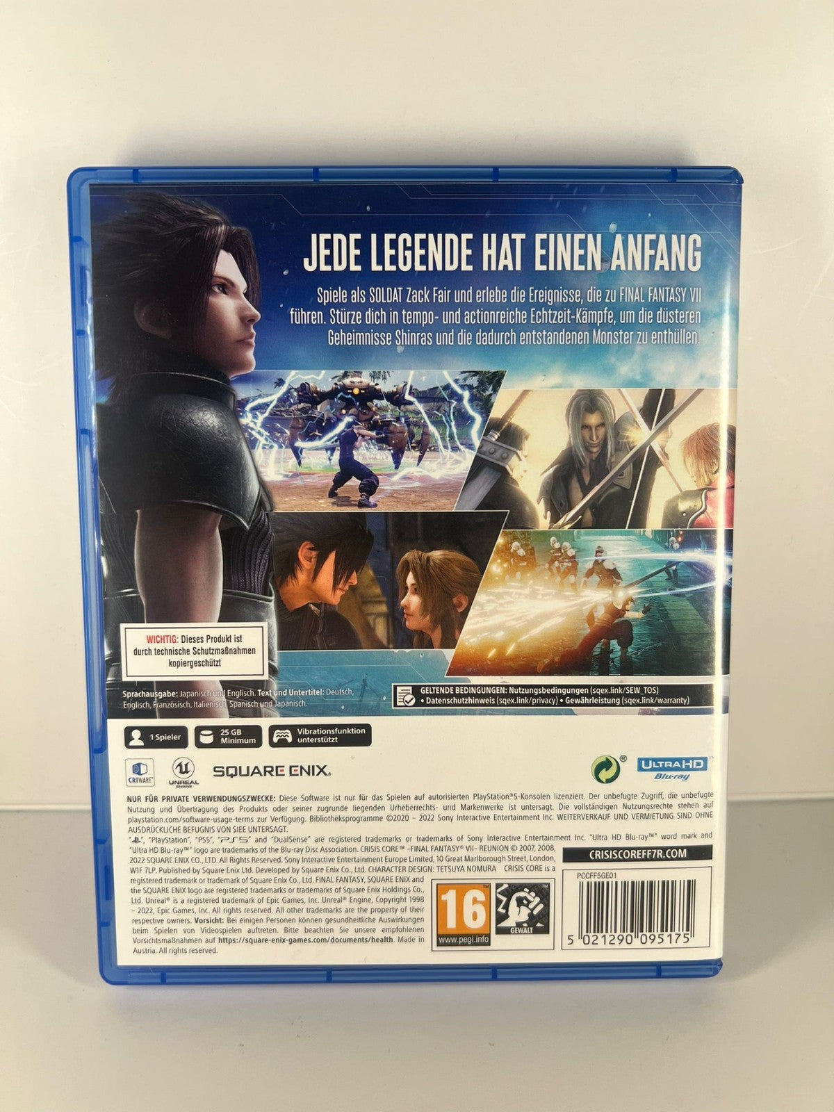 Crisis Core Final Fantasy VII Reunion - PS5
