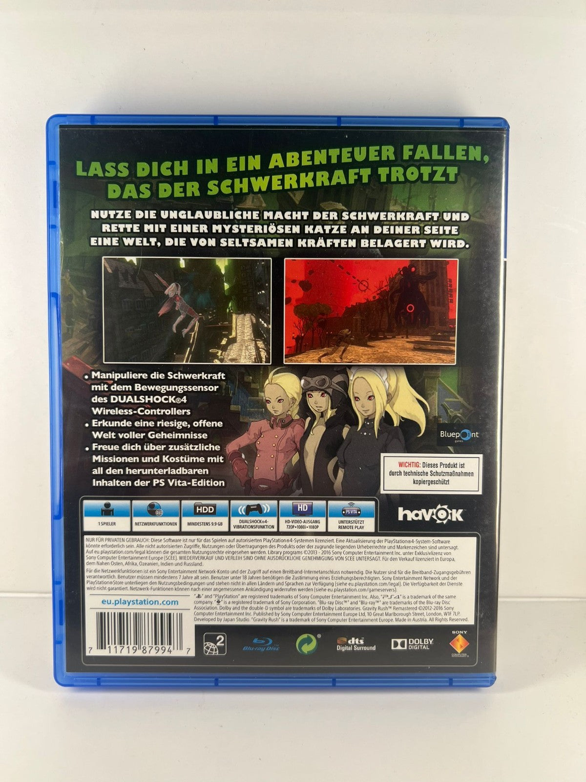Gravity Rush Remastered - PS4