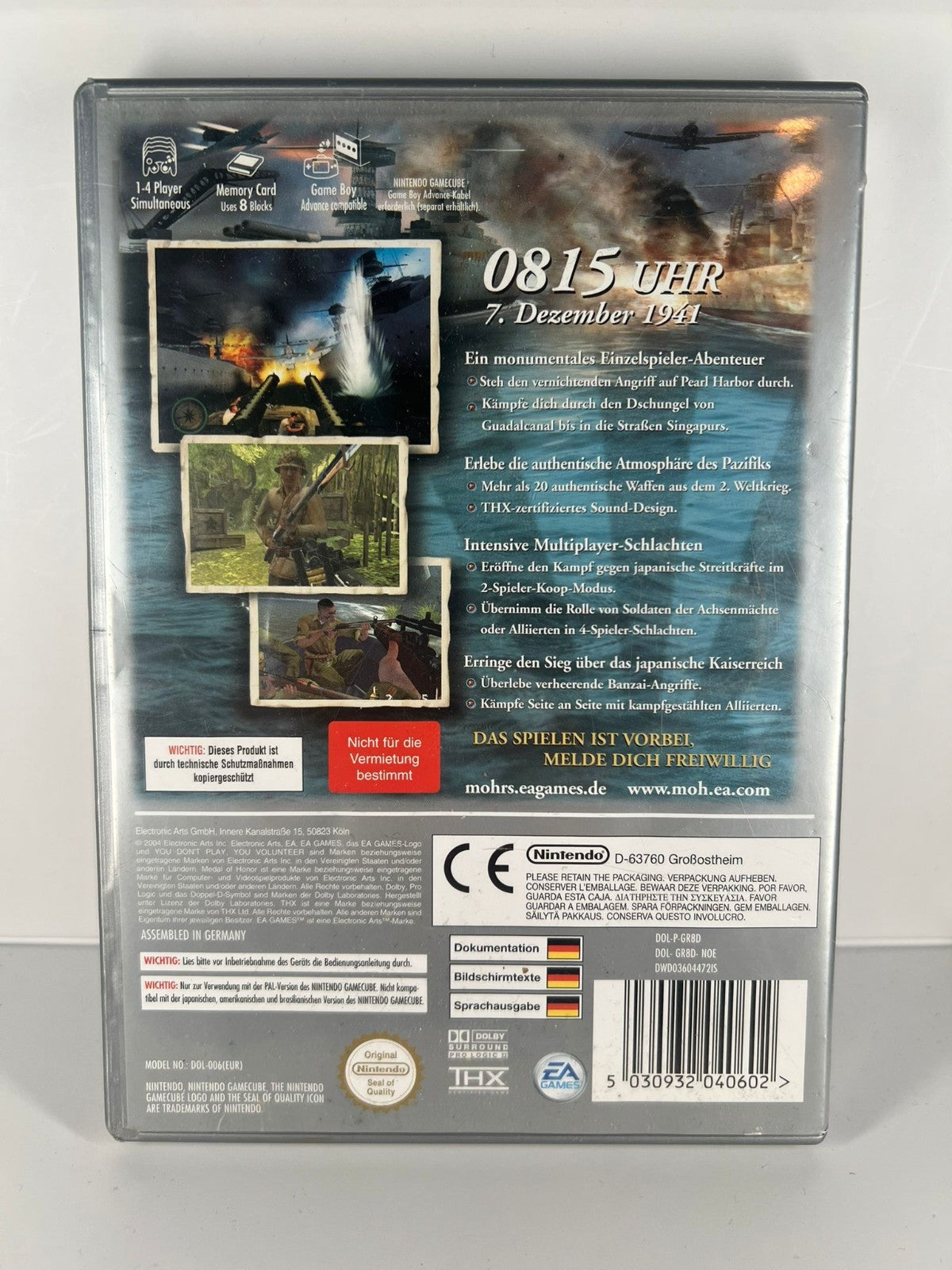 Medal of Honor Rising Sun - GameCube