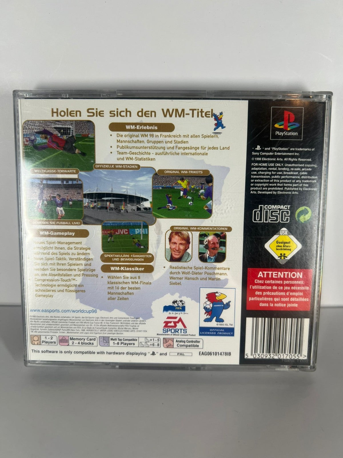 Frankreich 98 die Fußball WM - PS1