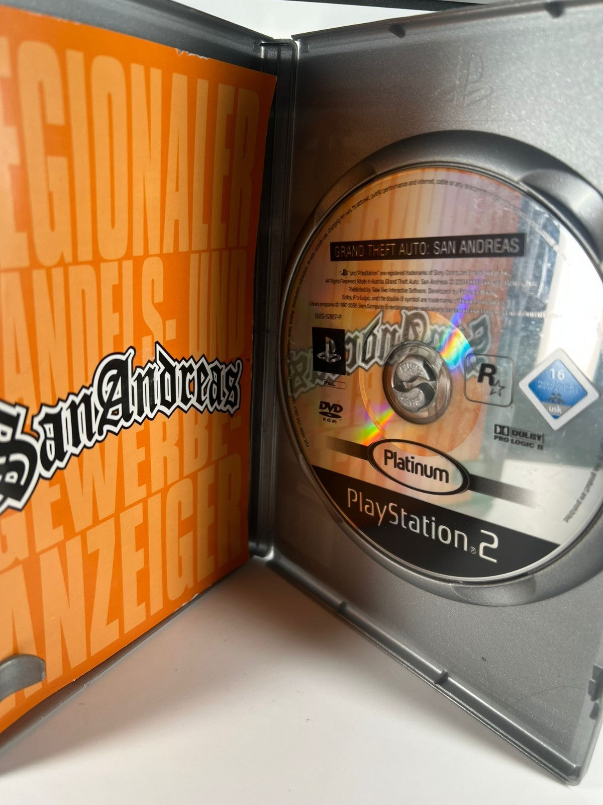 Grand Theft Auto San Andreas GTA - PS2