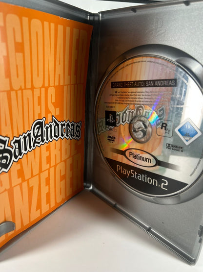 Grand Theft Auto San Andreas GTA - PS2