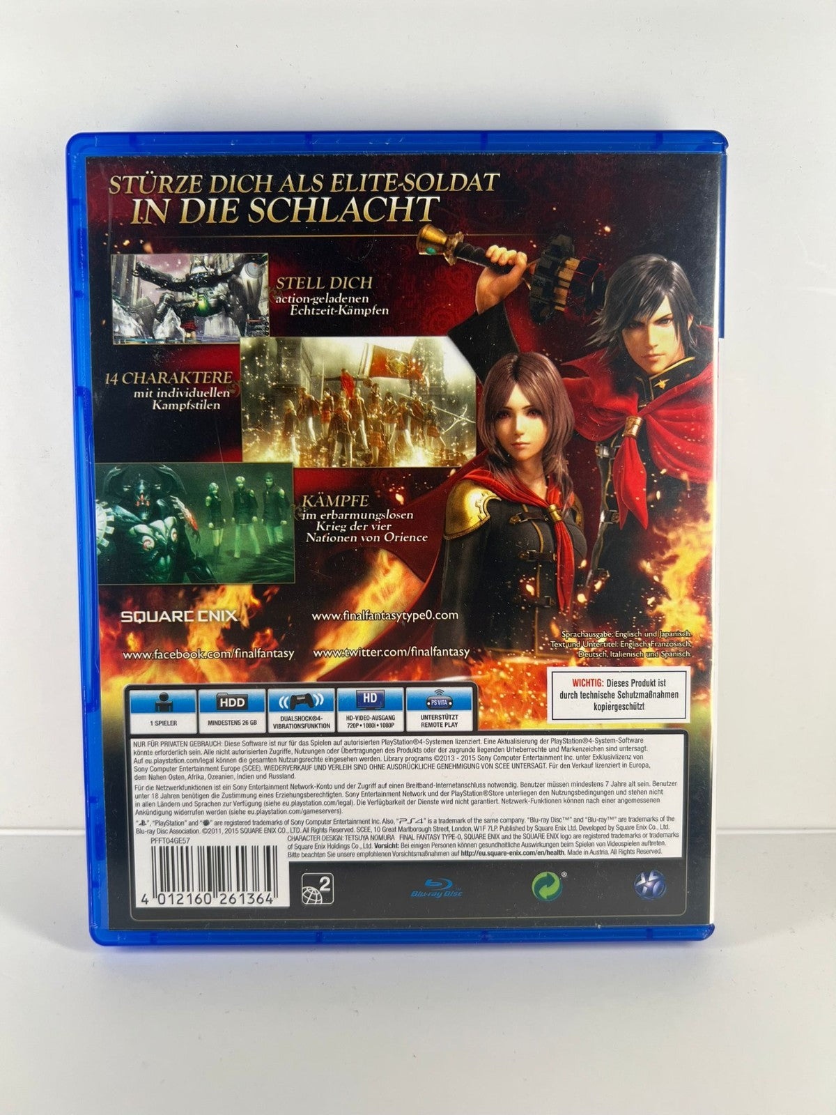 Final Fantasy Type 0 HD - PS4