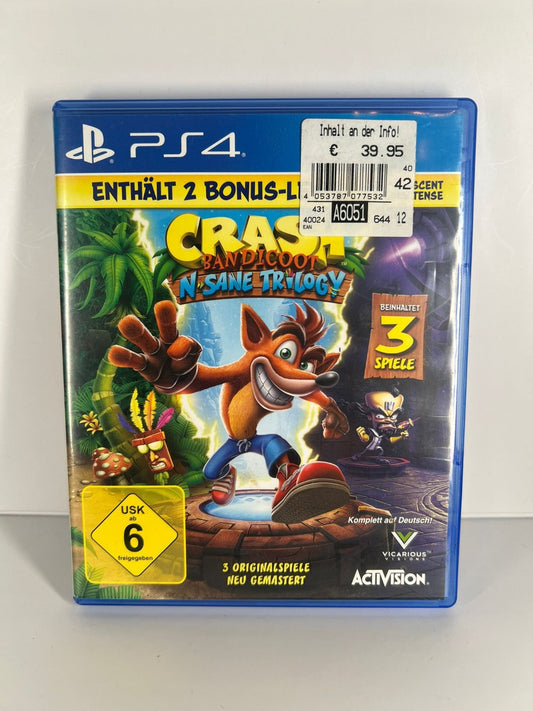 Crash Bandicoot N Sane Trilogy - PS4