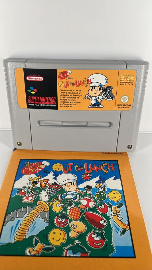 Pierre le Chef is out to lunch - SNES