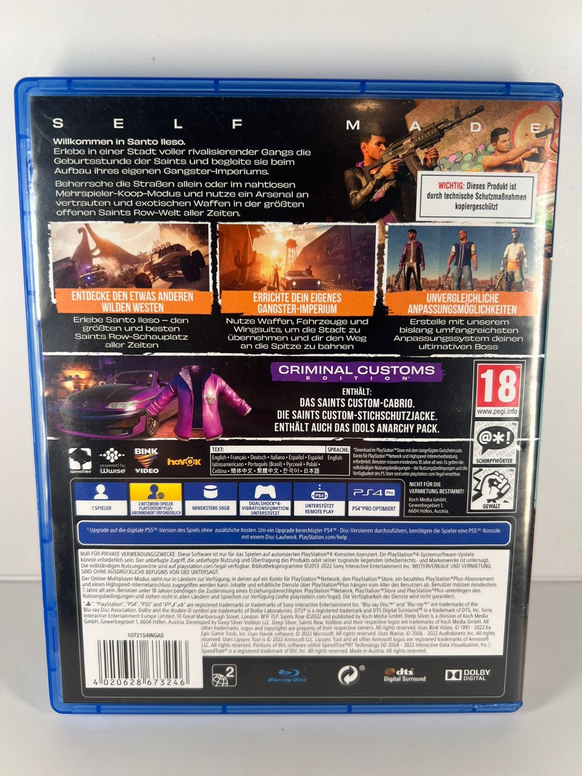 Saints Row - PS4