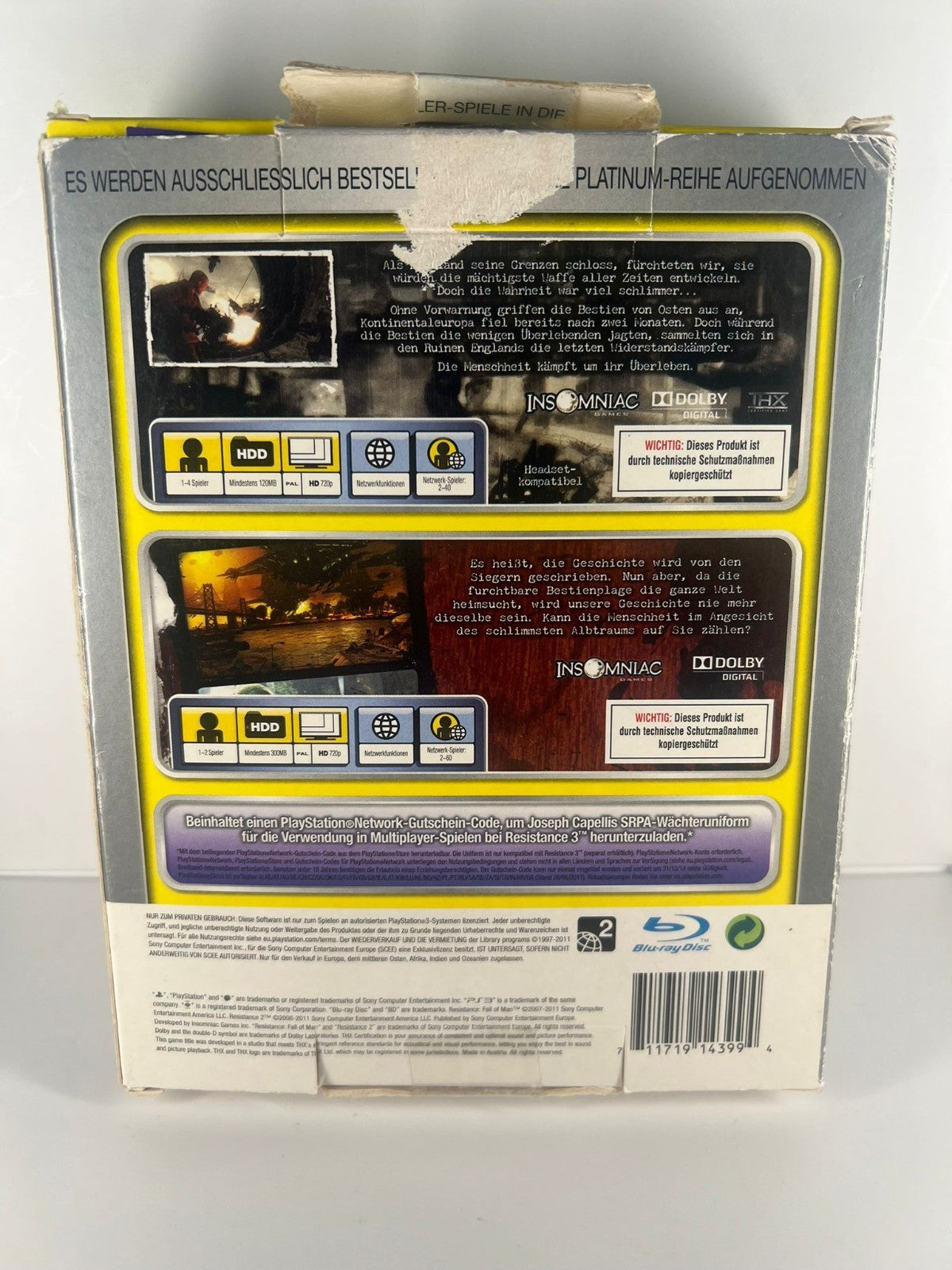 Resistance Twin Pack Edition - PS3