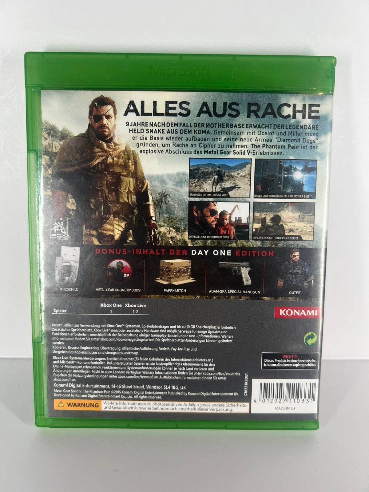 Metal Gear Solid 5 The Phantom Pain - Xbox One