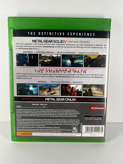 Metal Gear Solid 5 The Definitive Edition - Xbox One