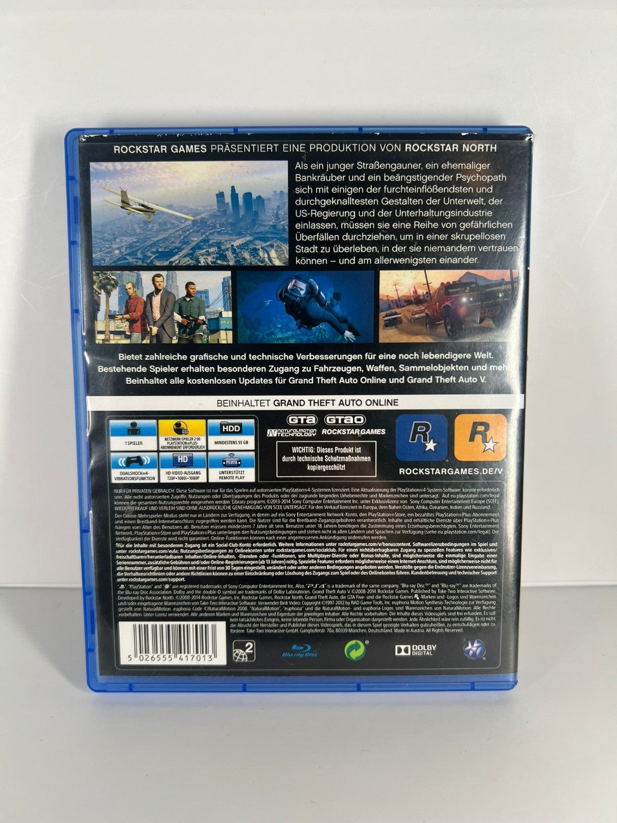 Grand Theft Auto 5 GTA 5 - ps4