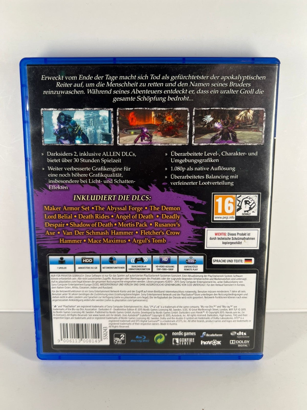 Dark Siders 2 Deathinitive Edition - PS4